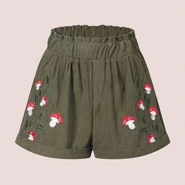 Mushroom Pattern Shorts